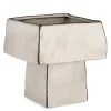 Vasi>Bizzotto VASO NIKOS QUADRATO ALTO BIANCO H24,5