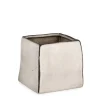 Vasi>Bizzotto VASO NIKOS QUADRATO BASSO BIANCO H14