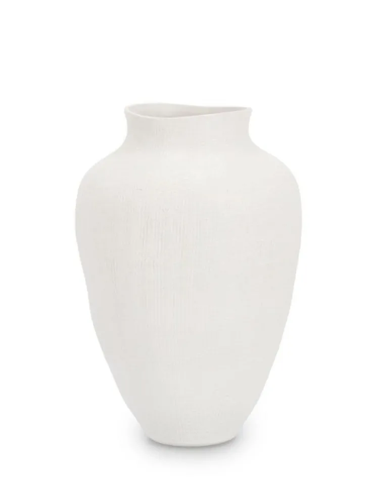 Vasi>Bizzotto VASO PAPYRUS BIANCO H29,8