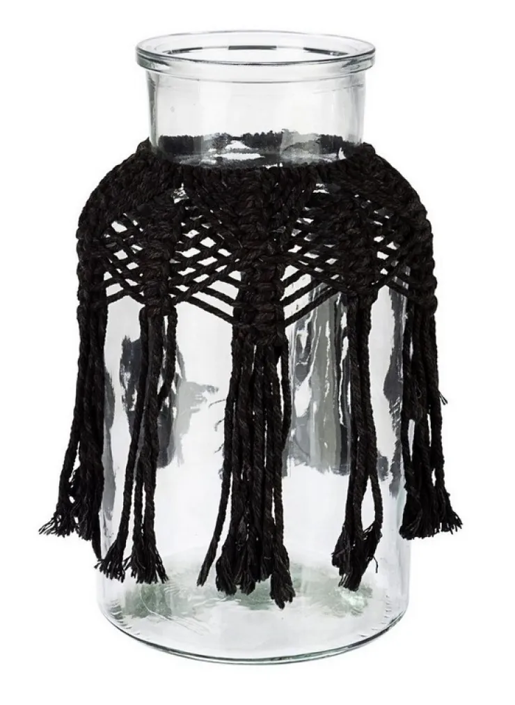 Vasi>Bizzotto VASO PERUVIAN CIL NERO H25