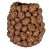 Vasi>Bizzotto VASO PIGNA MARRONE H37,5