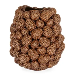 Vasi>Bizzotto VASO PIGNA MARRONE H37,5