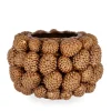 Vasi>Bizzotto VASO PIGNA MARRONE H22,5