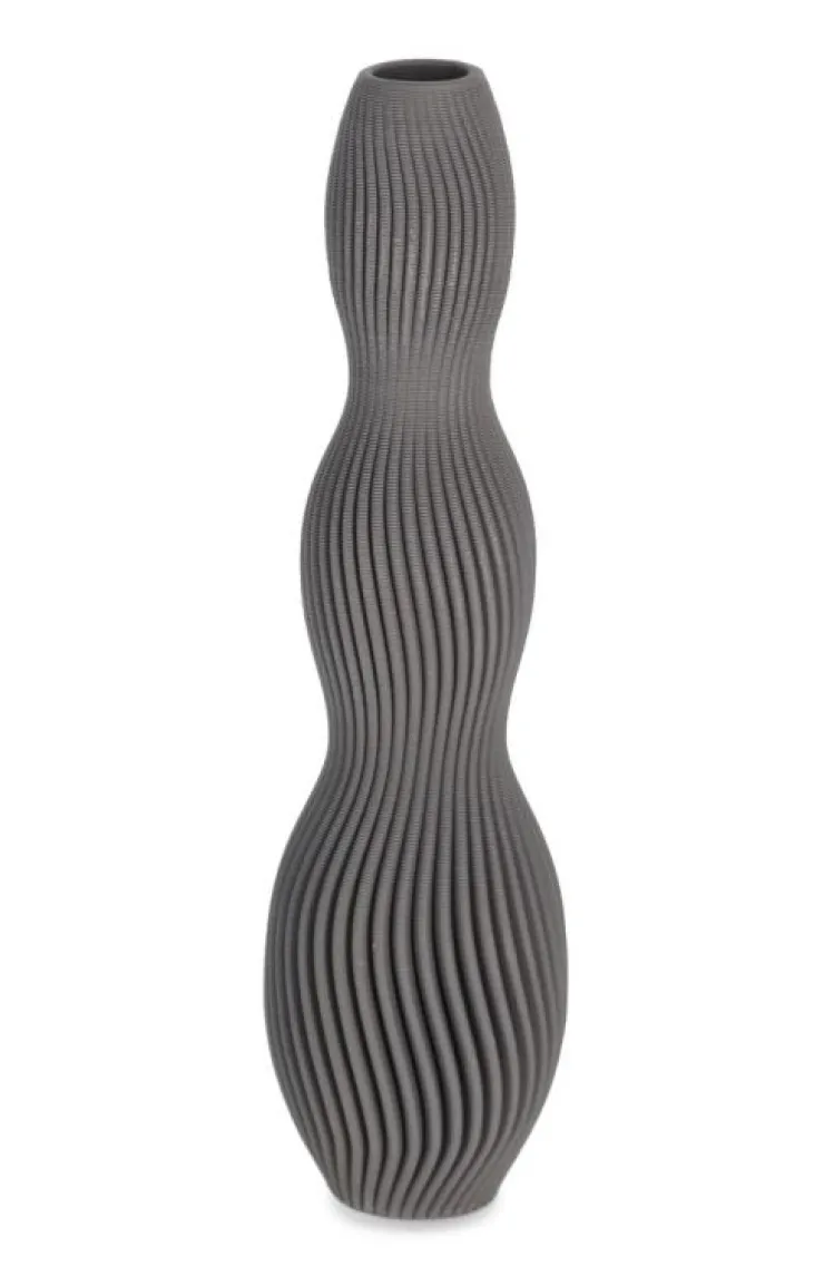 Vasi>Bizzotto VASO SVENNA GRIGIO H32,5