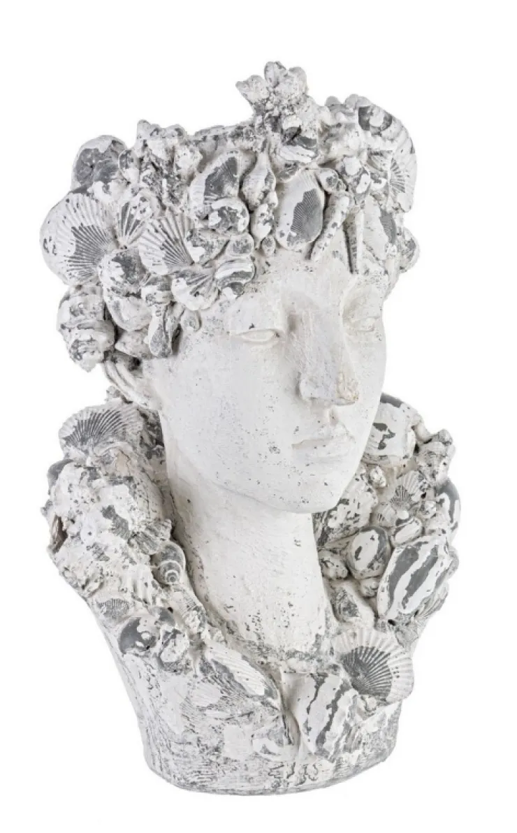 Vasi E Coprivasi>Bizzotto VASO TESTA DIVINITA' MAGNESIA H50