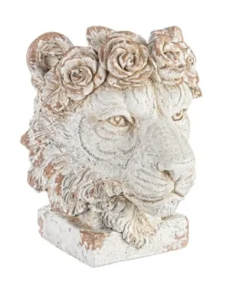 Vasi E Coprivasi>Bizzotto VASO TESTA LEONE MAGNESIA H44