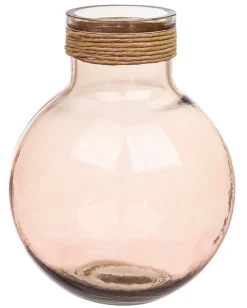 Vasi>Bizzotto VASO VT ROTANG ROSA ANTICO H34,5