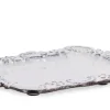 Vassoi E Centro Tavola>Bizzotto VASSOIO DEC HIKARI ANTIQUE WHI 18,5X12,5