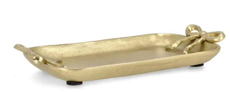 Decorazione Tavola>Bizzotto VASSOIO DECOR ALEXIS ORO 26X14,5