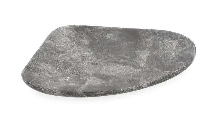 Coprivasi>Bizzotto VASSOIO DECORAT KANDY MARMO GRIGIO 30X26