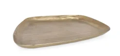 Coprivasi>Bizzotto VASSOIO DECORATIVO CHISEL ORO 30X28