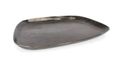 Coprivasi>Bizzotto VASSOIO DECORATIVO CHISEL ANTRACIT 30X28