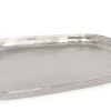 Coprivasi>Bizzotto VASSOIO DECORATIVO CHISEL ARGENTO 30X28