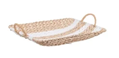 Ceste Decorative>Bizzotto VASSOIO HEAVING RETT BIANCO 38X28