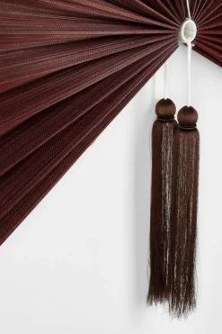 Decorazioni Parete>Bizzotto VENTAGLIO DECORATIVO NANKA ROSSO 39X81