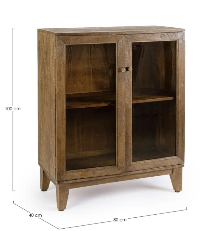 Vetrine>Bizzotto VETRINA IN LEGNO H100 - REMINGTON
