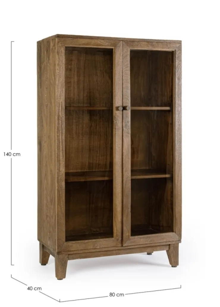 Vetrine>Bizzotto VETRINA IN LEGNO H140 - REMINGTON